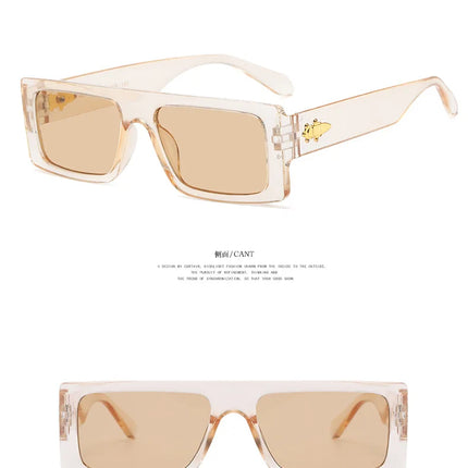 Box Frame Unisex Polarised Sunglasses