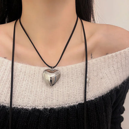 Convex Heart Necklace