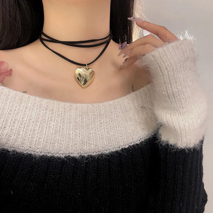 Convex Heart Necklace