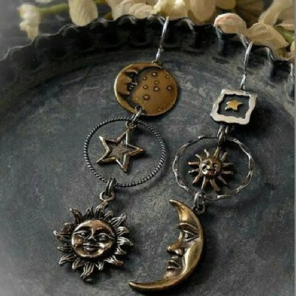 Sun Moon Stars Earrings