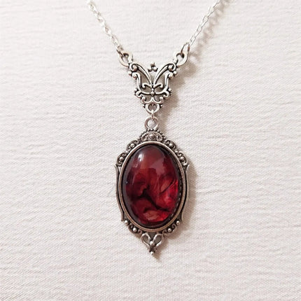 Blood Red Sky Necklace