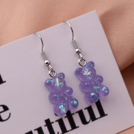 Candy Colors Animal Earrings