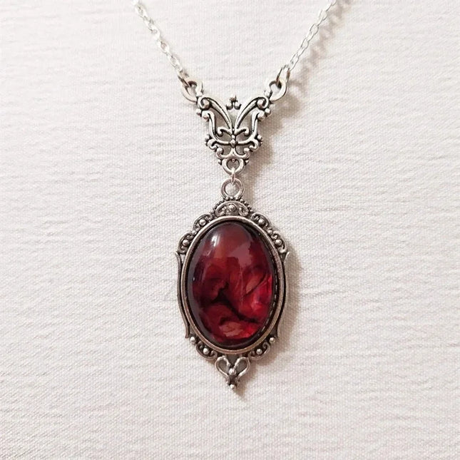 Blood Red Sky Necklace
