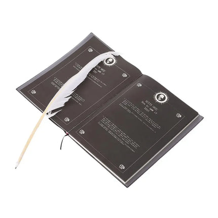 Death Note - Notebook Journal - Black Faux Leather Anime Journal for Fans & Cosplay
