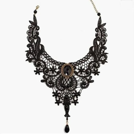 Gothic Lace Choker Necklaces