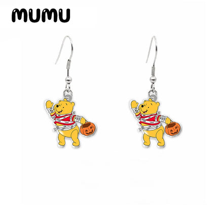 Winnie the Pooh Dangle Earrings