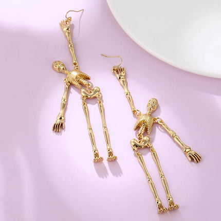 Bashful Skeleton Earrings