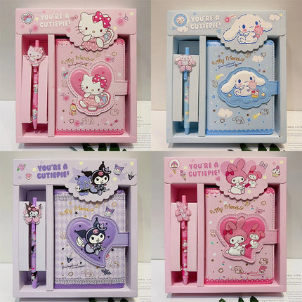 Dear Diary, Hello Kitty - Notebook Journal + Gel Pen - Gift Set, Stationery Set