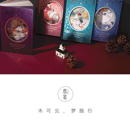 Alice in Wonderland Hardcover Notebook Journal