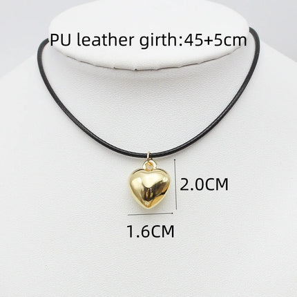 Convex Heart Necklace