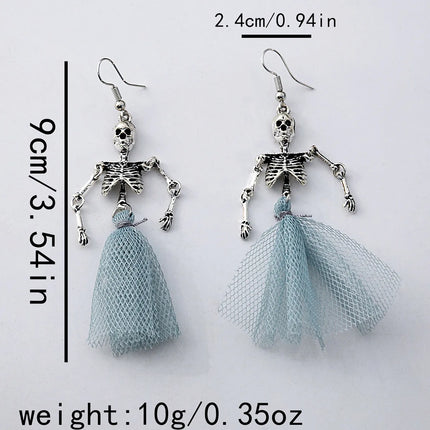 Bashful Skeleton Earrings