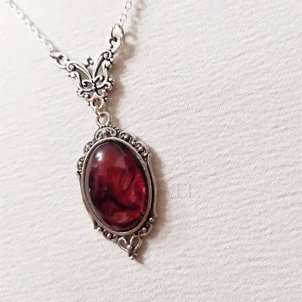 Blood Red Sky Necklace