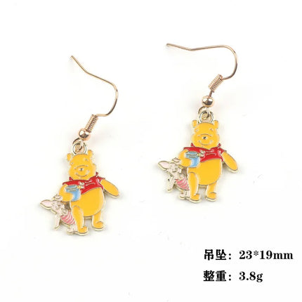Winnie the Pooh Characters Earrings