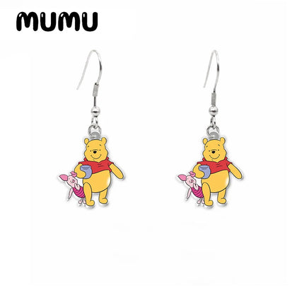 Winnie the Pooh Dangle Earrings