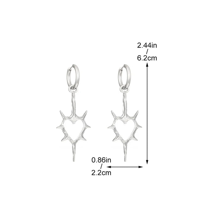 Heart of Thorns Earrings