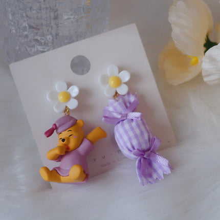 Winnie The Pooh Stud Earrings