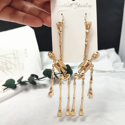 Bashful Skeleton Earrings