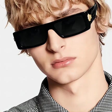 Box Frame Unisex Polarised Sunglasses
