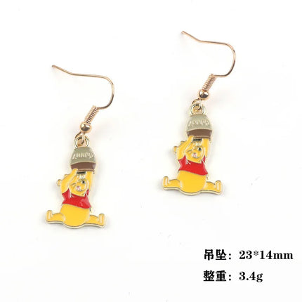 Winnie the Pooh Characters Earrings