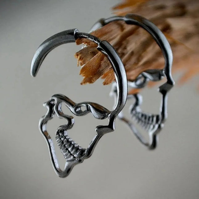 Skull Face Earrings