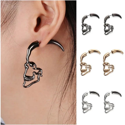 Skull Face Earrings