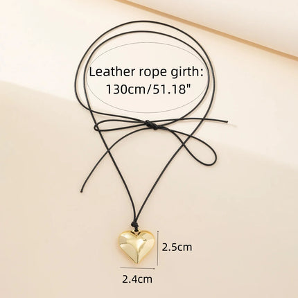 Convex Heart Necklace