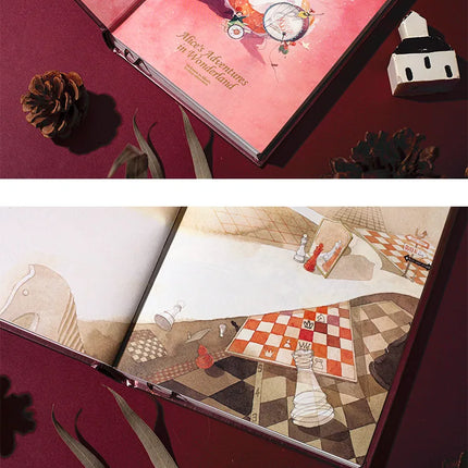 Alice in Wonderland Hardcover Notebook Journal